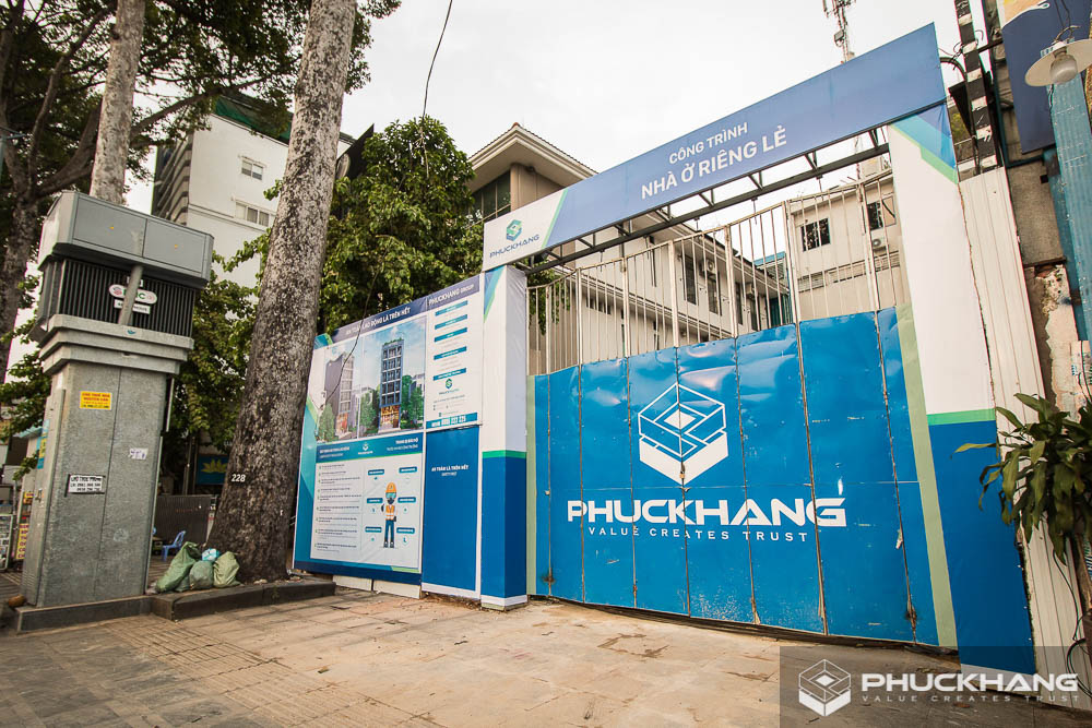 hình ảnh thi công xây nhà trọn gói Quận Phú Nhuận