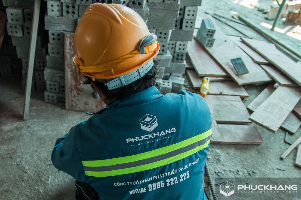 hình ảnh thi công xây nhà trọn gói Huyện Bình Chánh