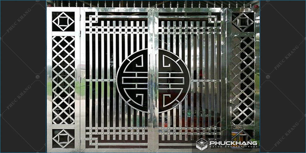 mẫu cửa 4 cánh inox đẹp 