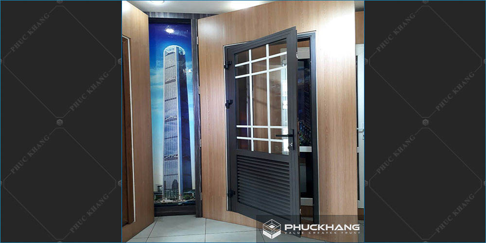 mẫu cửa 1 cánh nhôm xingfa