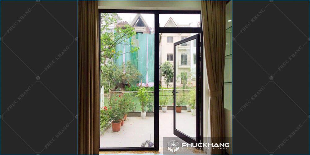 mẫu cửa 1 cánh nhôm xingfa