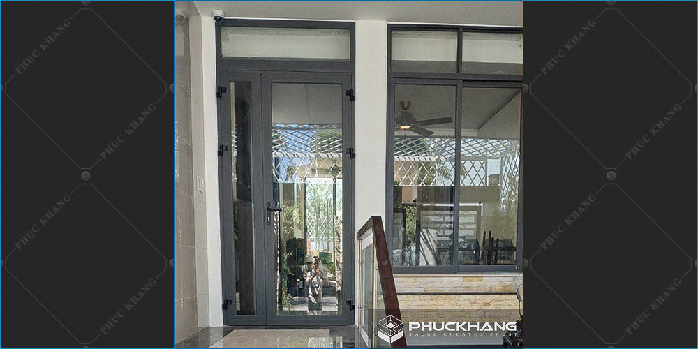 cửa nhôm xingfa 2 cánh