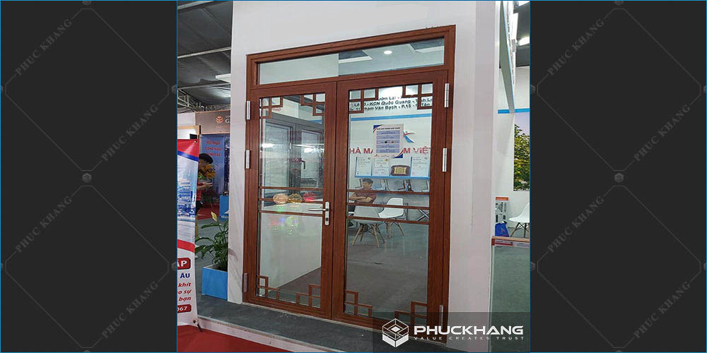 cửa nhôm xingfa 2 cánh