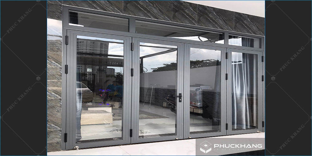 mẫu cửa 4 cánh nhôm xingfa
