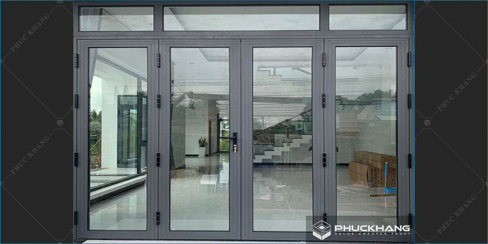 mẫu cửa 4 cánh nhôm xingfa