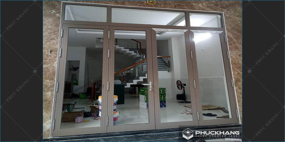 mẫu cửa 4 cánh nhôm xingfa
