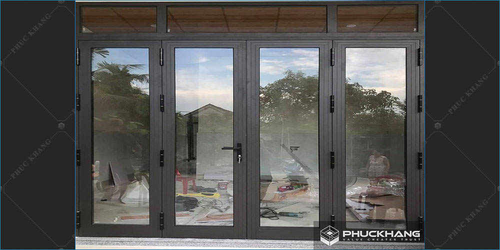 mẫu cửa 4 cánh nhôm xingfa
