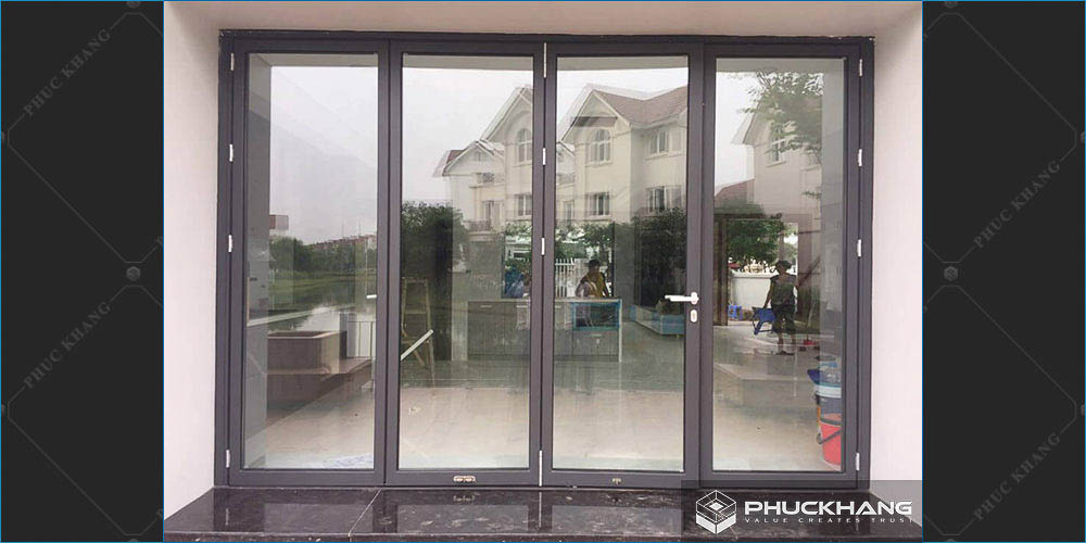 mẫu cửa 4 cánh nhôm xingfa
