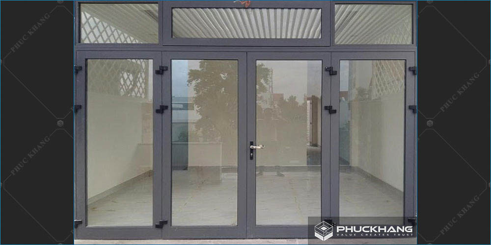 mẫu cửa 4 cánh nhôm xingfa
