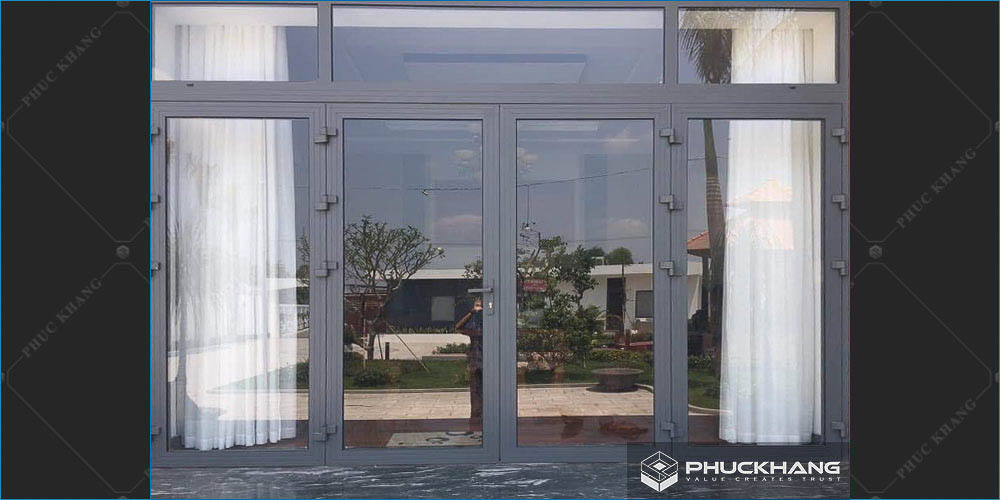 mẫu cửa 4 cánh nhôm xingfa