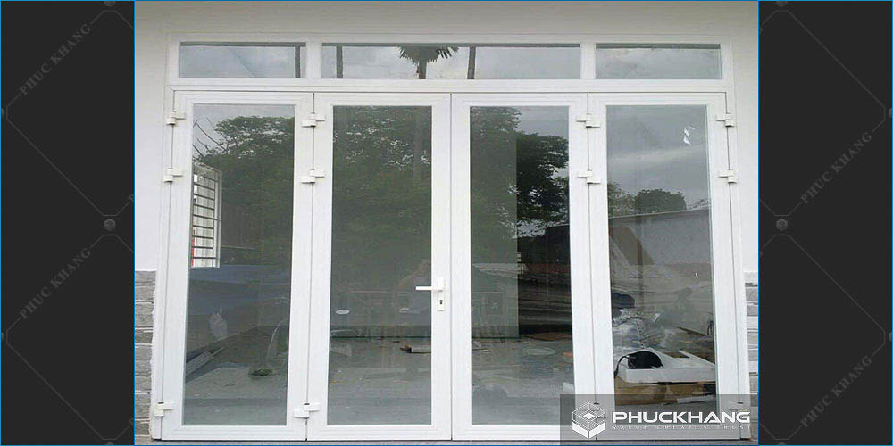 cửa nhôm xingfa trắng