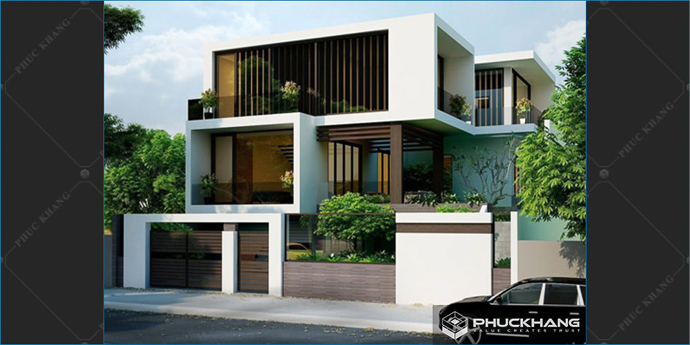 biệt thự 3 tầng hiện đại