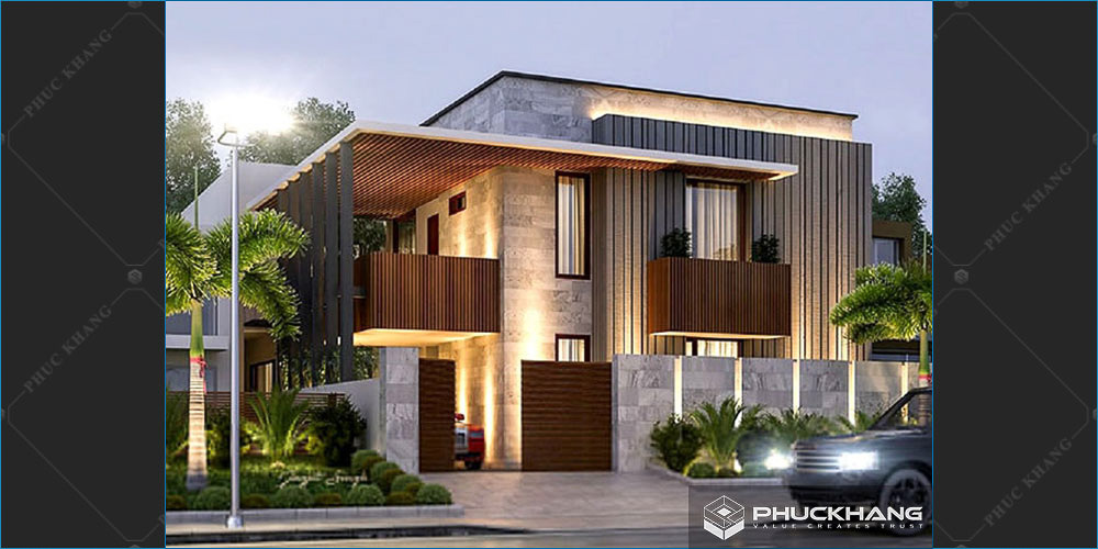biệt thự 3 tầng hiện đại
