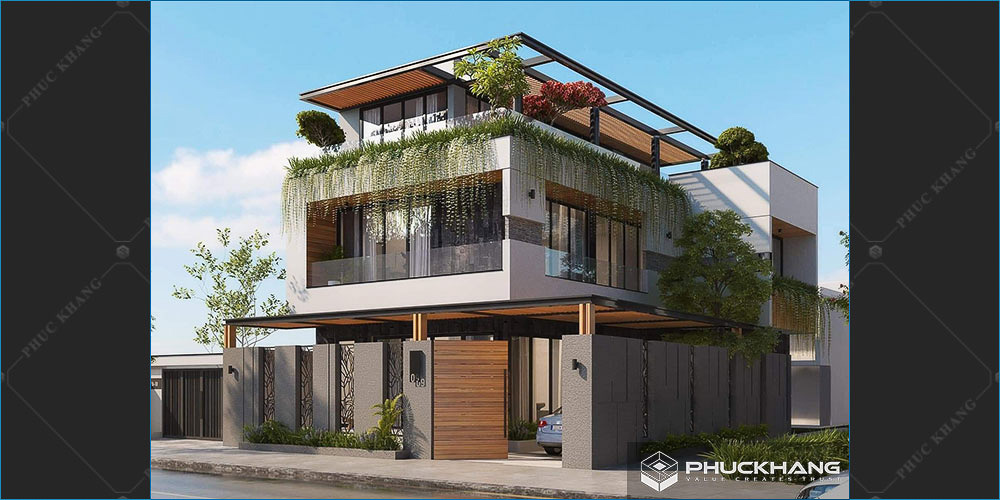 biệt thự 3 tầng hiện đại