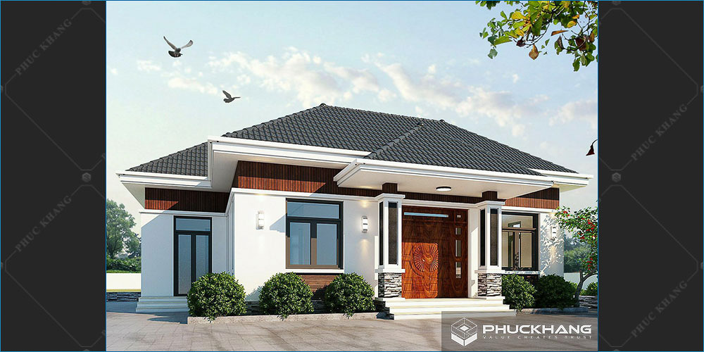 biệt thự nhà vườn 1 tầng