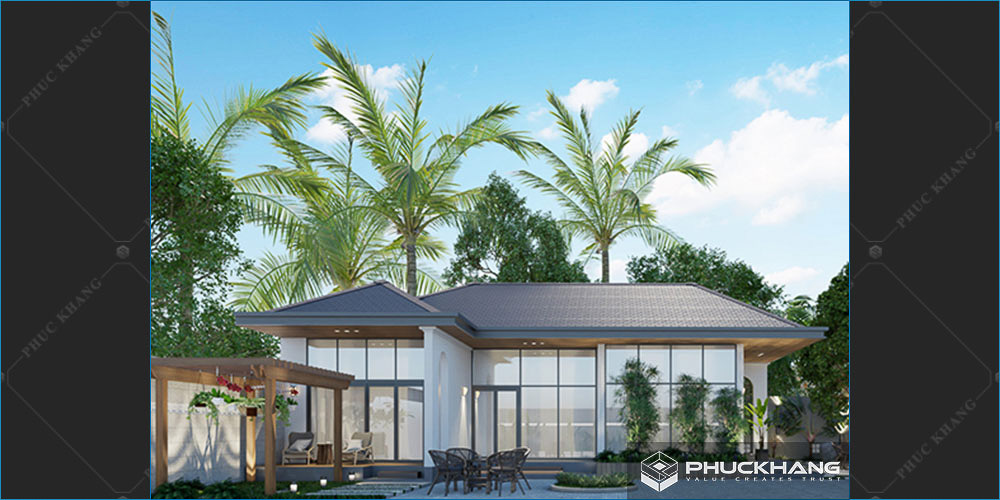 Những mẫu biệt thự hiện đại đẹp thu hút mọi ánh nhìn 3 biệt thự sân vườn hiện đại