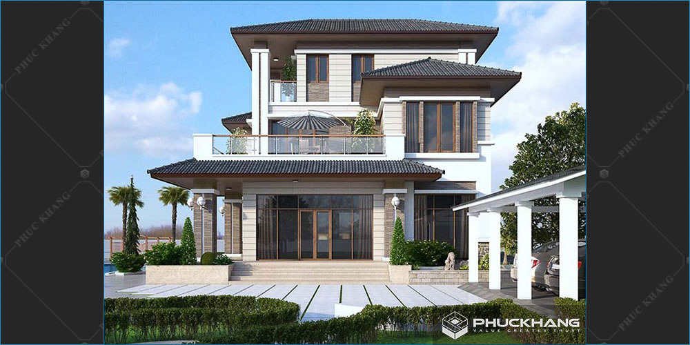 Những mẫu biệt thự hiện đại đẹp thu hút mọi ánh nhìn 8 biệt thự sân vườn hiện đại