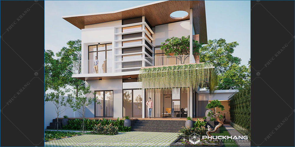 biệt thự 2 tầng tân cổ điển đẹp