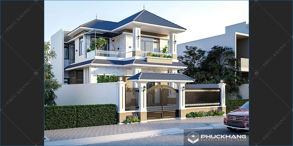 biệt thự 3 tầng tân cổ điển