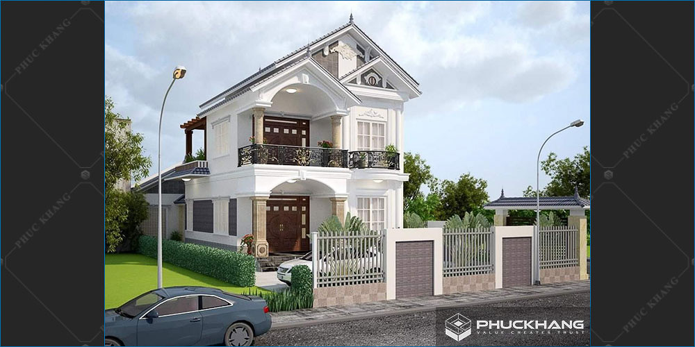 biệt thự 3 tầng tân cổ điển