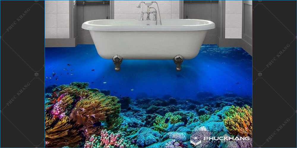 gạch lát nhà tắm 3d