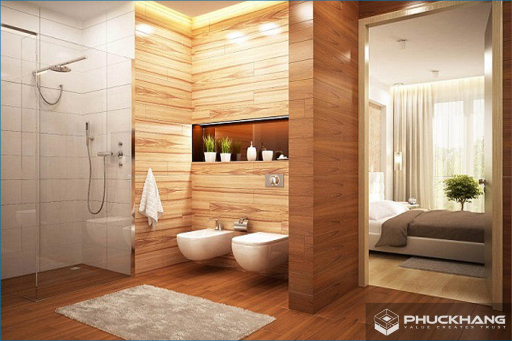gạch lát nền nhà tắm giả gỗ