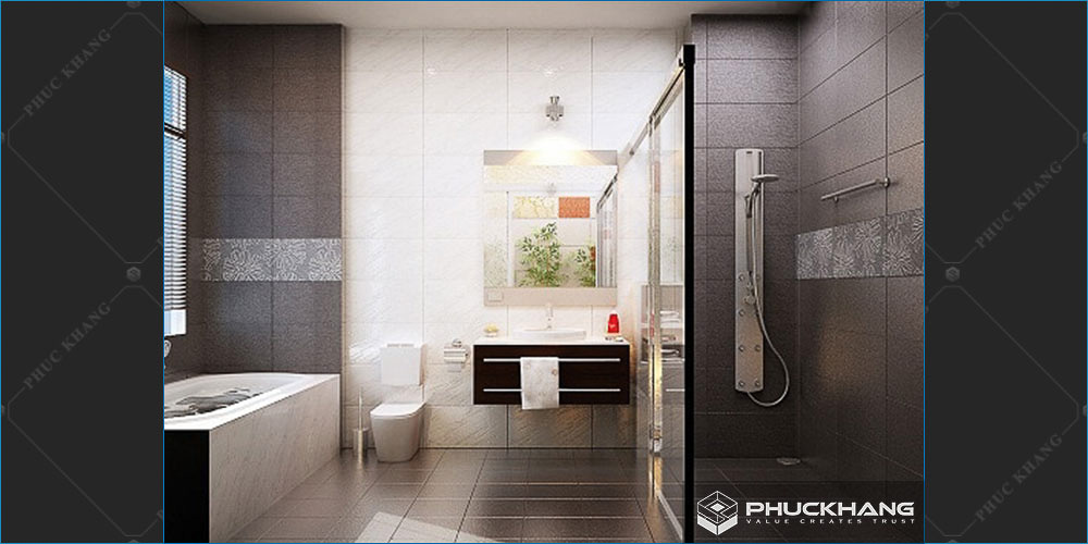 gạch lát nhà tắm chống trơn