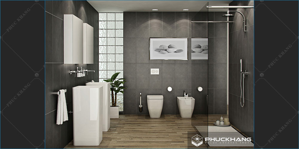gạch lát nhà tắm chống trơn