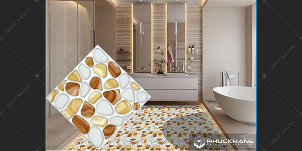 gạch sỏi lát nền nhà tắm