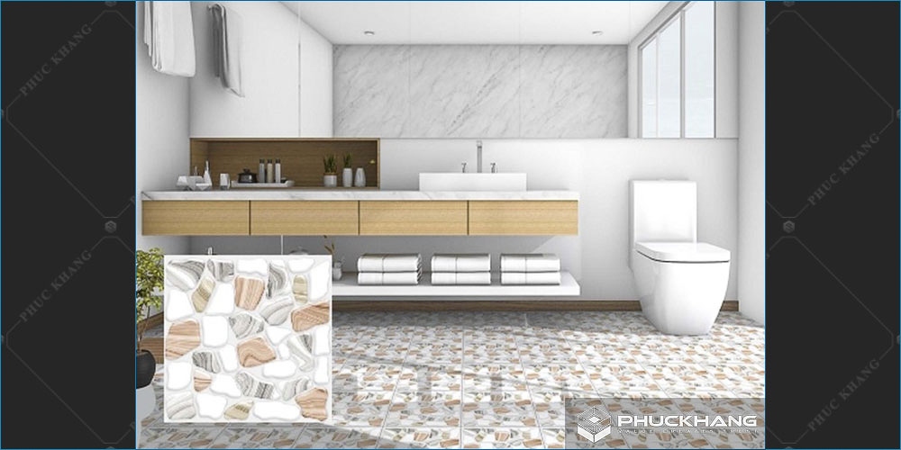 gạch sỏi lát nền nhà tắm