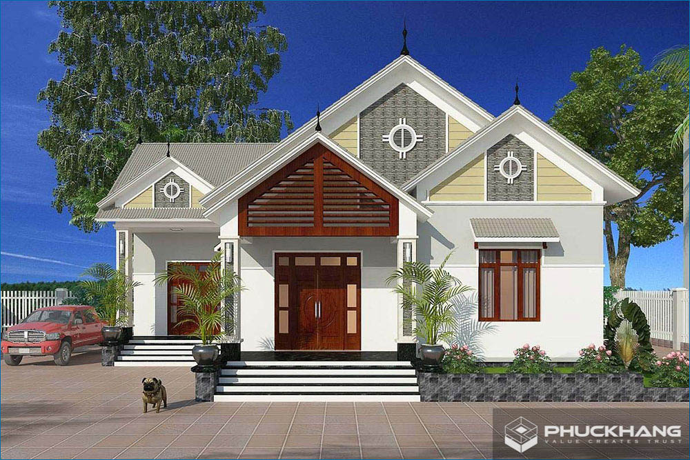 mẫu mặt tiền nhà đẹp cấp 4