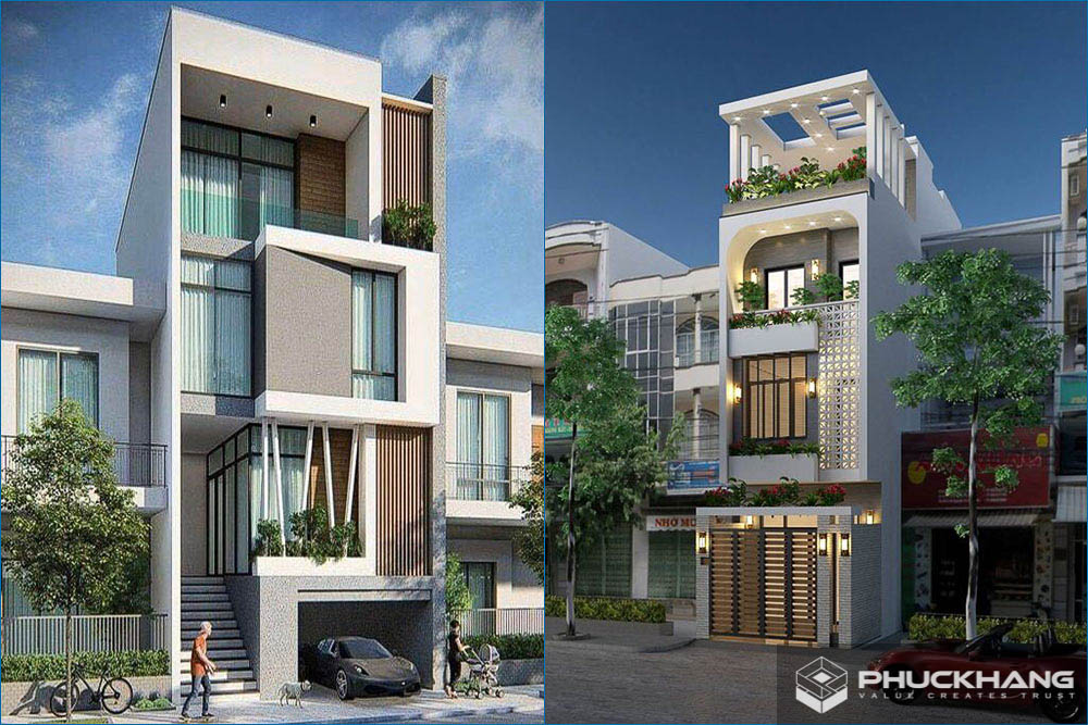 mẫu mặt tiền nhà đẹp ngang 5m