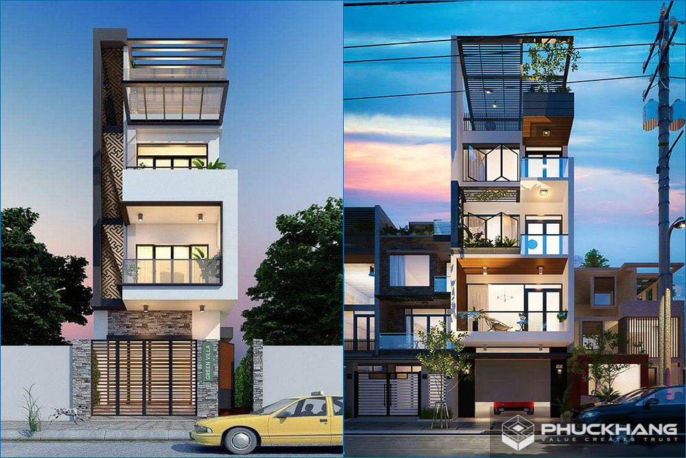 mẫu mặt tiền nhà đẹp ngang 5m