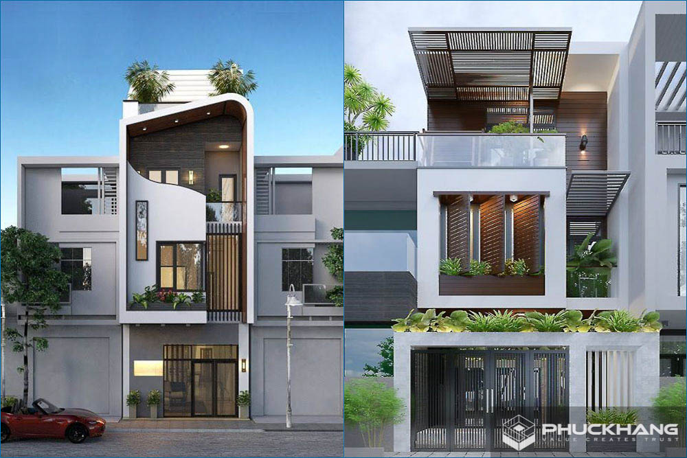 mẫu mặt tiền nhà đẹp ngang 5m