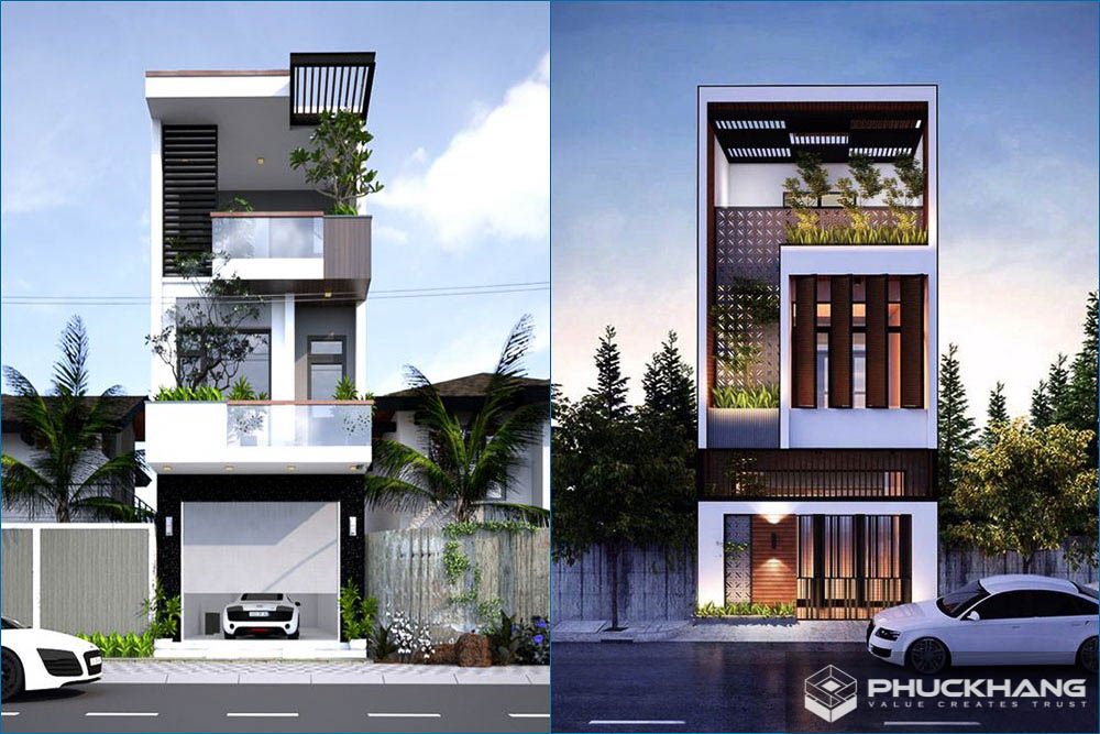 mẫu mặt tiền nhà đẹp ngang 5m