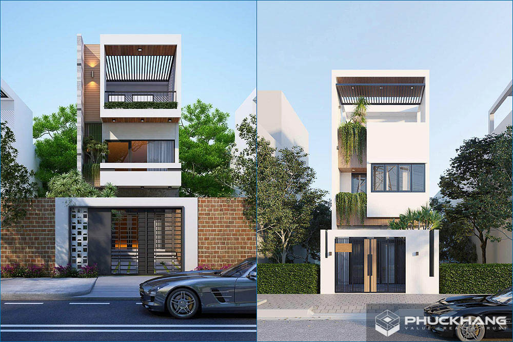 mẫu nhà 3 tầng hiện đại