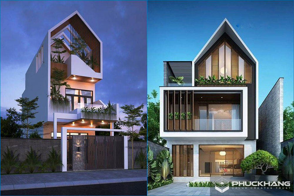 mẫu nhà 3 tầng hiện đại
