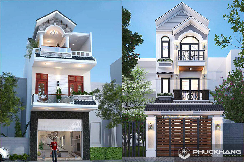 mẫu nhà 3 tầng mái thái đẹp