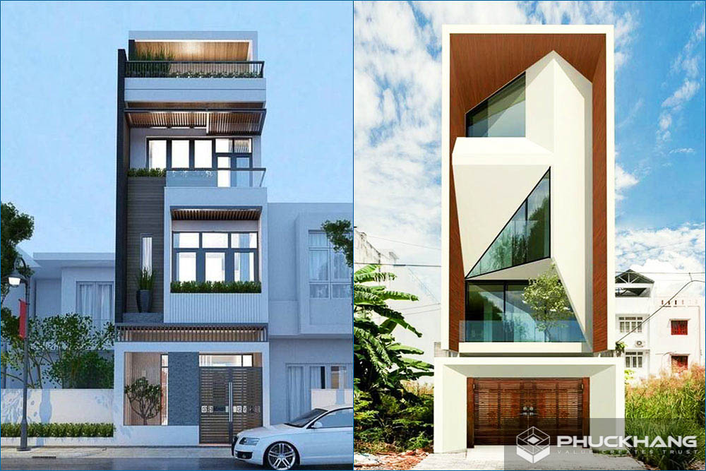 mẫu nhà 4 tầng hiện đại đẹp