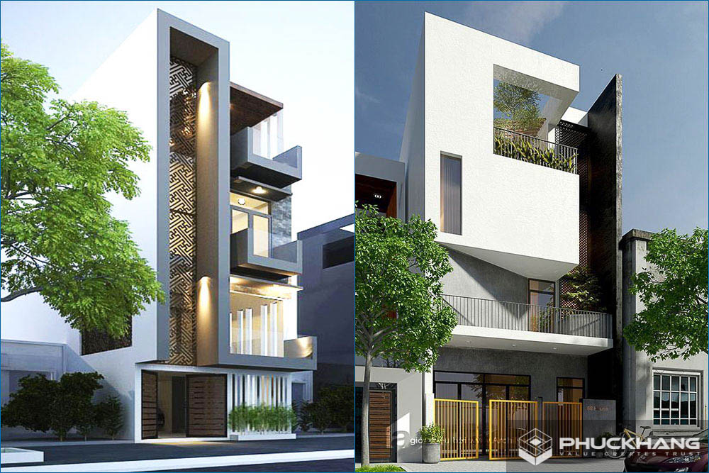 mẫu nhà 4 tầng hiện đại đẹp