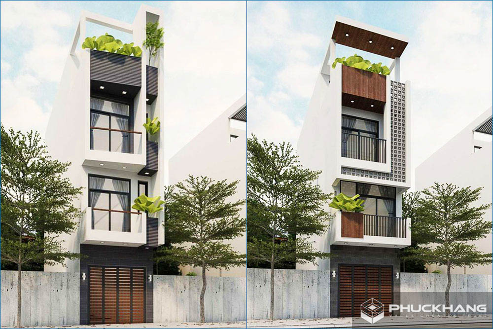 mẫu nhà 4 tầng hiện đại đẹp