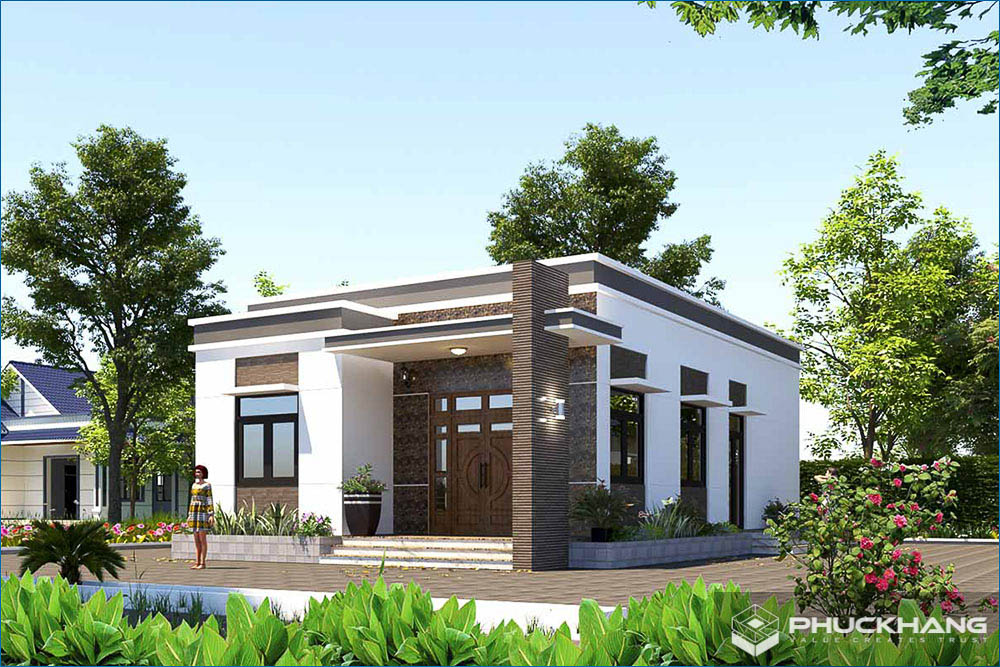 mẫu sân vườn đẹp nhà cấp 4