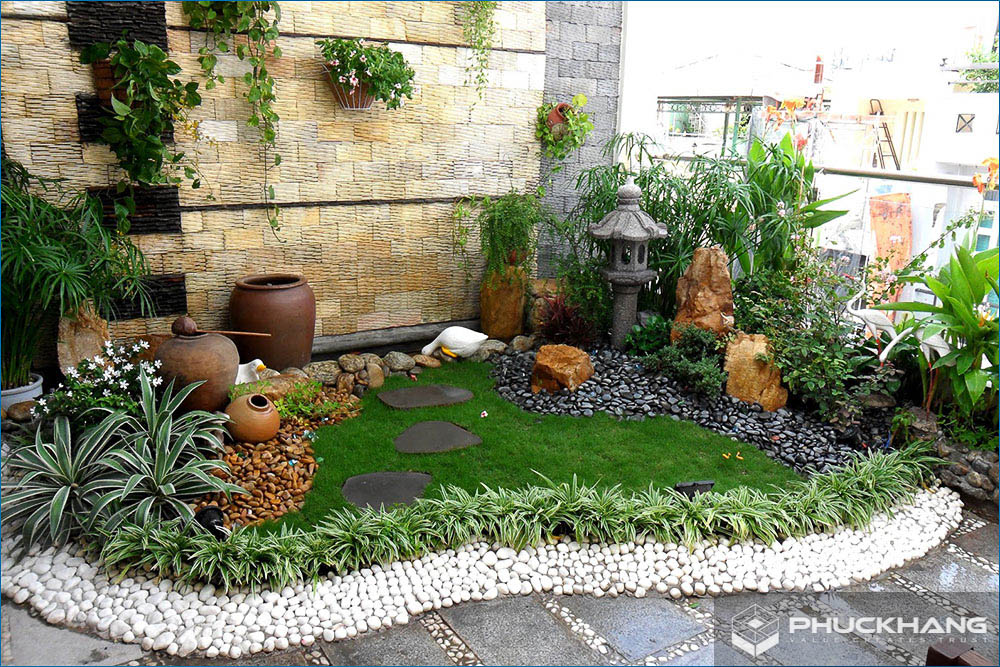 mẫu sân vườn đẹp nhà cấp 4