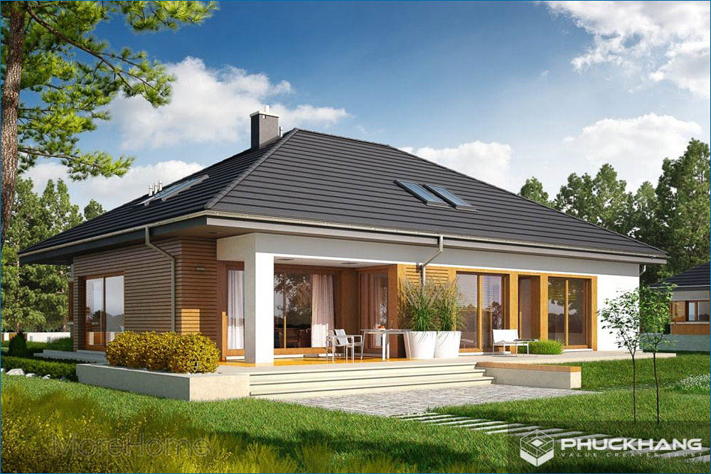 mẫu sân vườn đẹp nhà cấp 4