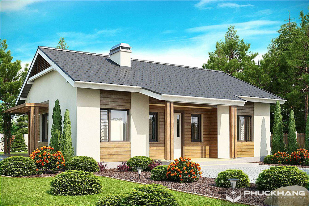 mẫu sân vườn đẹp nhà cấp 4