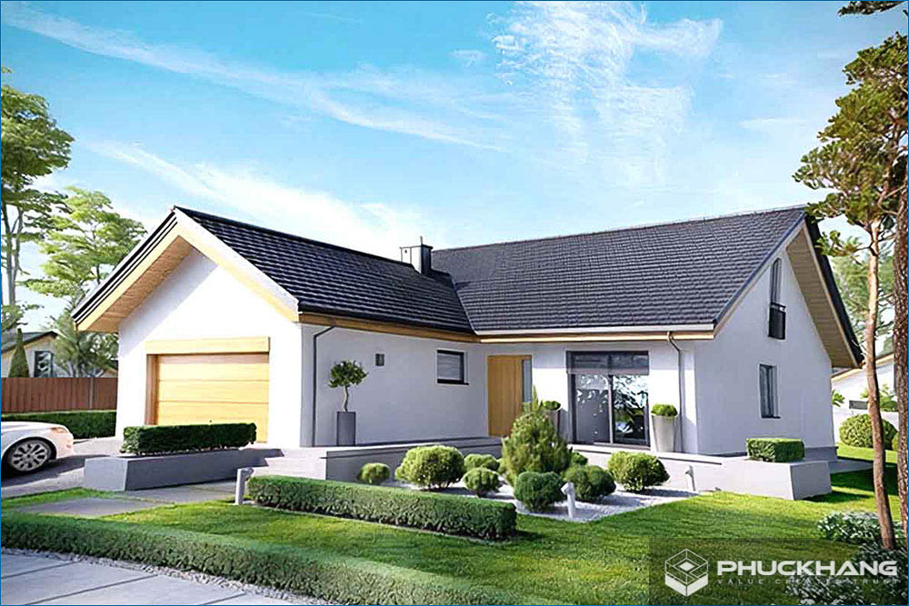 mẫu sân vườn đẹp nhà cấp 4