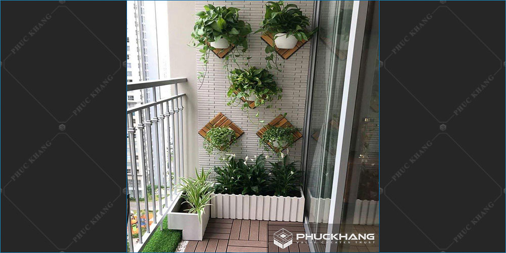 tiểu cảnh ban công không gian hẹp