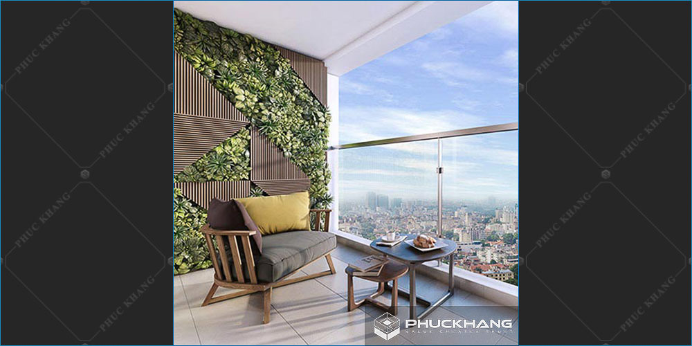 tiểu cảnh ban công không gian hẹp