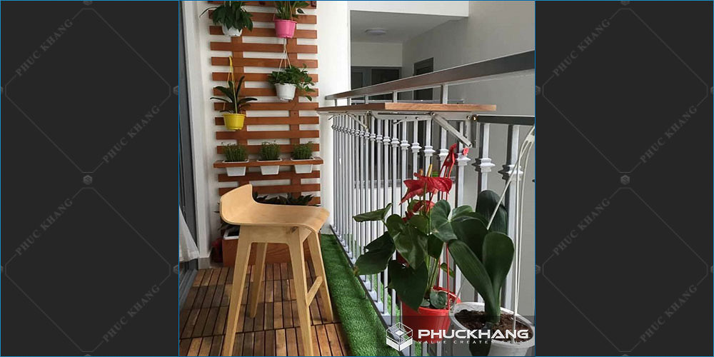 tiểu cảnh ban công không gian hẹp