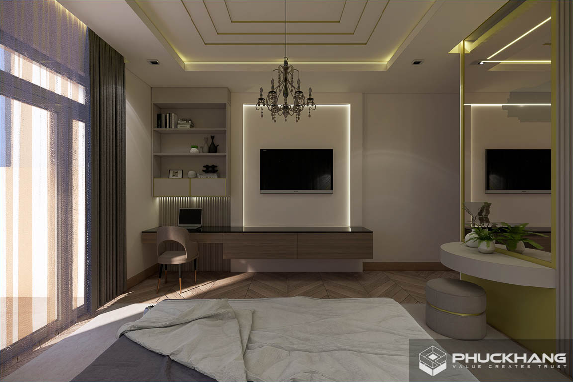 nhà phố tân cổ điển